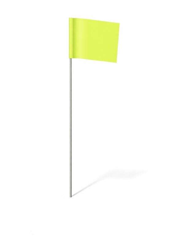 Pin Wire Flagging- Glo Lime